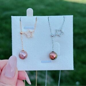 26X248 New S925 High Quality Edison Freshwater Pearl Adjustable Necklace 18”